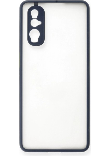 Newface Oppo Find X2 Kılıf Montreal Silikon Kapak - Lacivert