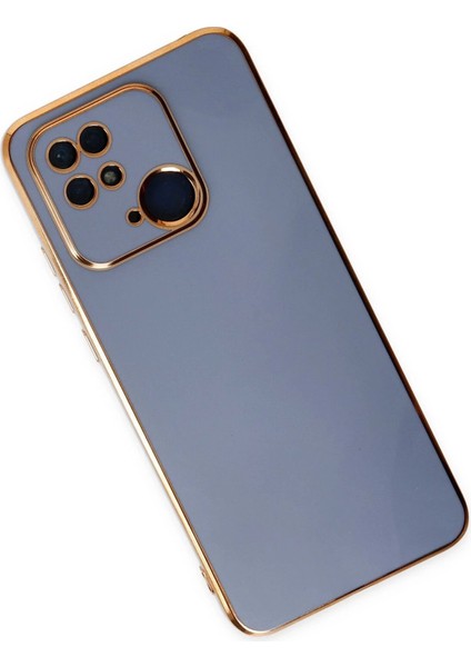 Newface Xiaomi Redmi 10C Kılıf Volet Silikon - Mavi