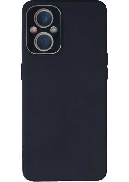 Newface Oppo Reno 7 Lite Kılıf Lansman Glass Kapak - Lacivert