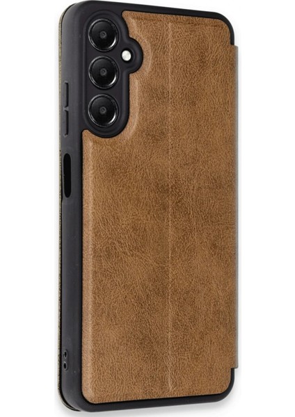 Newface Samsung Galaxy A35 5g Kılıf Flip Cover - Taba