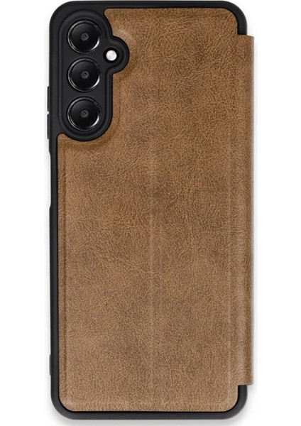 Newface Samsung Galaxy A35 5g Kılıf Flip Cover - Taba