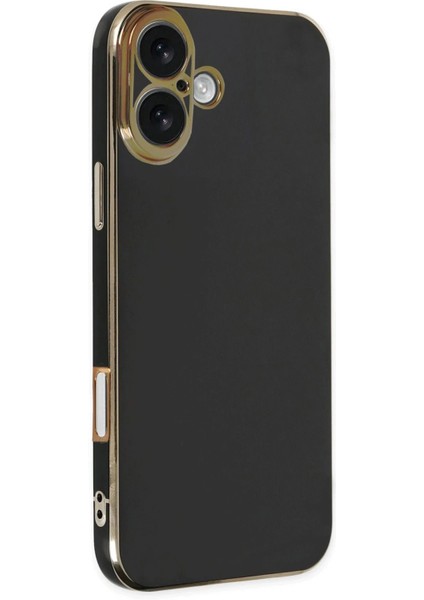 Newface iPhone 16 Kılıf Volet Silikon - Siyah