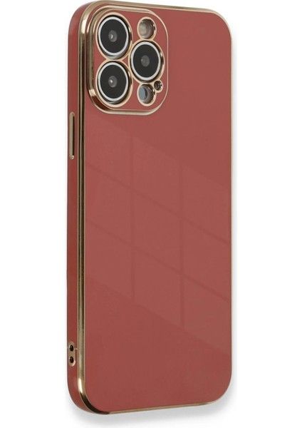 Newface iPhone 13 Pro Max Kılıf Volet Silikon - Kırmızı