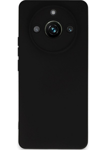 Newface Realme 11 Pro Kılıf Nano Içi Kadife Silikon - Siyah