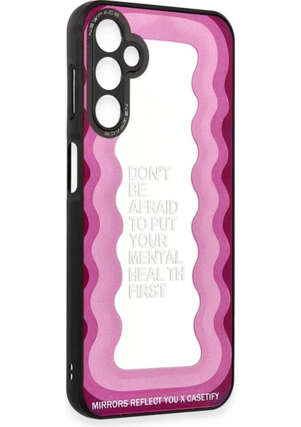 Newface Samsung Galaxy A04S Kılıf Mirror Desenli Kapak - Mirror - 11