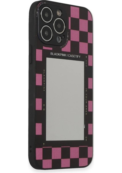 Newface iPhone 14 Pro Kılıf Mirror Desenli Kapak - Mirror - 8