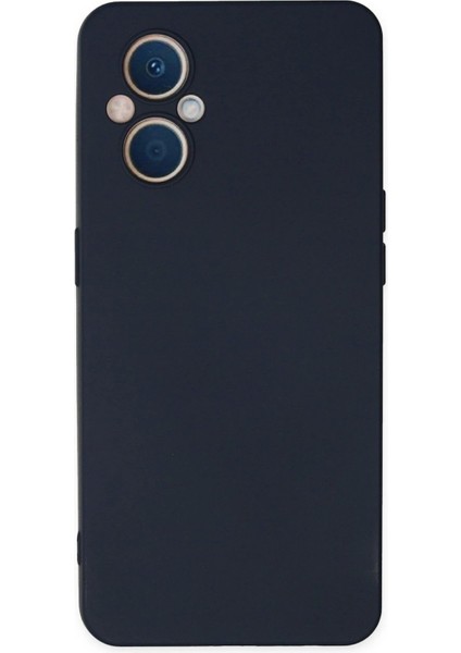 Newface Oppo Reno 7 Lite Kılıf Nano Içi Kadife Silikon - Lacivert