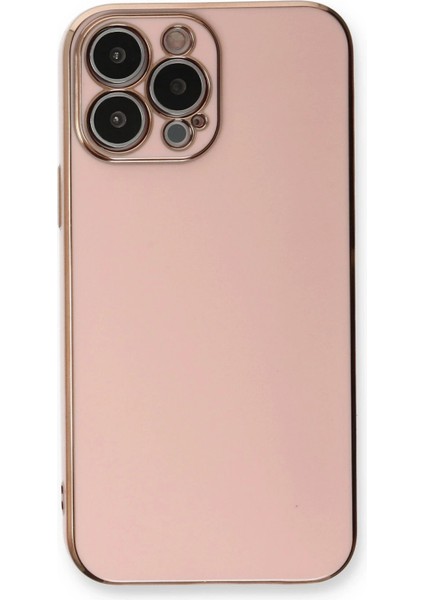 Newface iPhone 13 Pro Kılıf Volet Silikon - Pembe