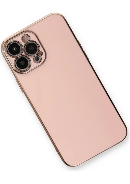 Newface iPhone 13 Pro Kılıf Volet Silikon - Pembe