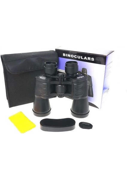 100X100 Kauçuk Kaplamalı Mavı Cam Mercekli Dürbün 56M/1000M Kod 90