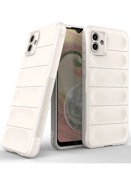 Newface Samsung Galaxy A04 Kılıf Optimum Silikon - Krem fiyatları