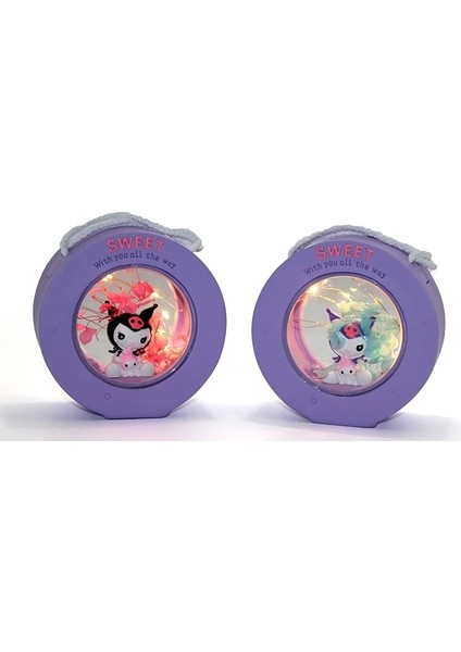 Polyester Kuromi Masa Üstü Lamba ALK1618