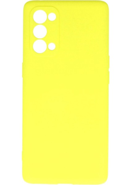 Newface Oppo Reno 5 Pro Kılıf First Silikon - Sarı