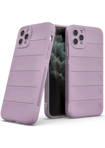 Newface iPhone 11 Pro Max Kılıf Optimum Silikon - Mor
