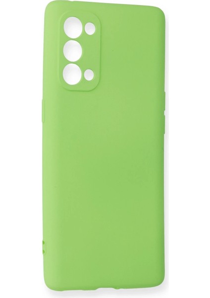 Newface Oppo Reno 5 Pro Kılıf First Silikon - Yeşil