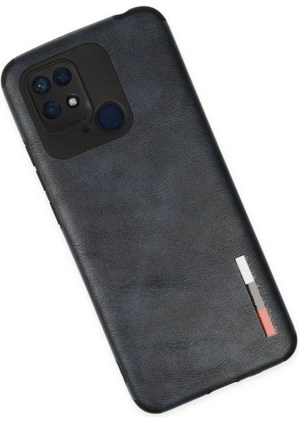 Newface Xiaomi Redmi 10C Kılıf Loop Deri Silikon - Lacivert