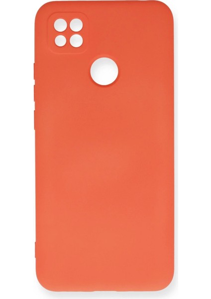 Newface Xiaomi Redmi 9c Kılıf Nano Içi Kadife Silikon - Turuncu