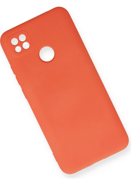 Newface Xiaomi Redmi 9c Kılıf Nano Içi Kadife Silikon - Turuncu