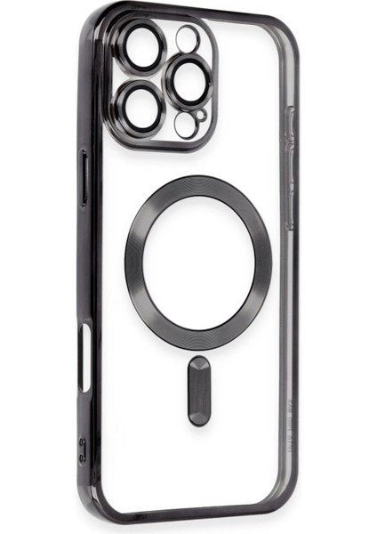 Newface iPhone 16 Pro Max Kılıf Kross Magneticsafe Kapak - Siyah