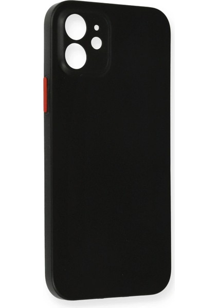 Newface iPhone 12 Kılıf Pp Ultra Ince Kapak - Siyah