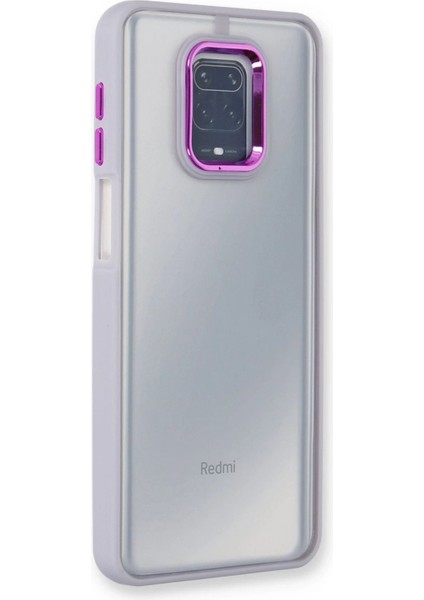 Newface Xiaomi Redmi Note 9 Pro Kılıf Dora Kapak - Lila