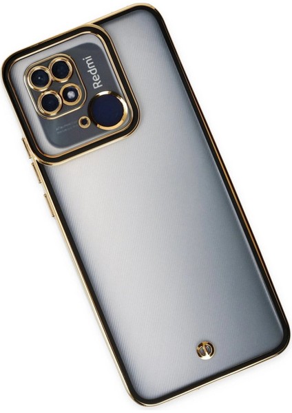 Newface Xiaomi Redmi 10C Kılıf Liva Lens Silikon - Siyah