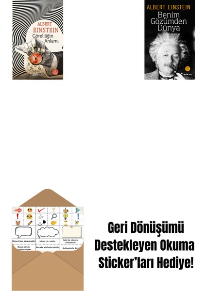 Göreliliğin Anlamı + Benim Gözümden Dünya + Okuma Sticker'ları