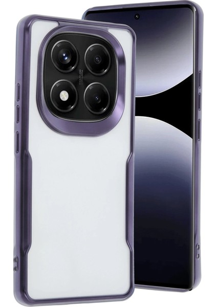 Newface Xiaomi Redmi Note 14 Pro Plus Kılıf Boyi Silikon Kapak - Derin Mor