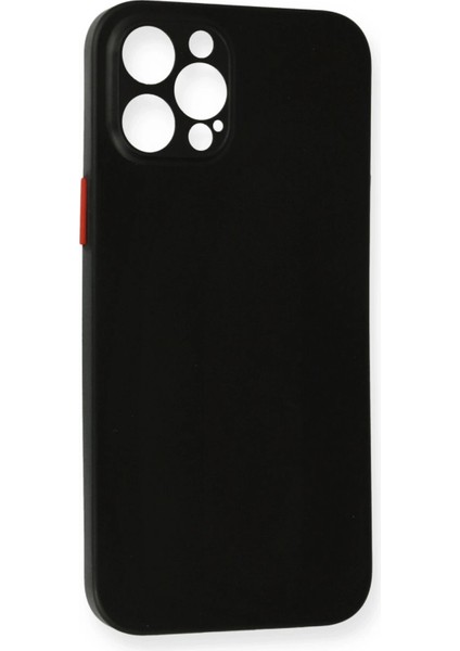 Newface iPhone 12 Pro Max Kılıf Pp Ultra Ince Kapak - Siyah