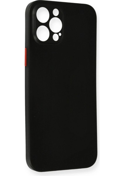 Newface iPhone 12 Pro Max Kılıf Pp Ultra Ince Kapak - Siyah