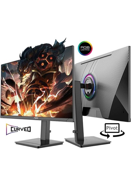 TC99 Ryzen 7 5700X 32GB 1tb M.2 Nvme SSD RTX3050 Gddr6 27'' 280HZ Curved Masaüstü Masaüstü Bilgisayar
