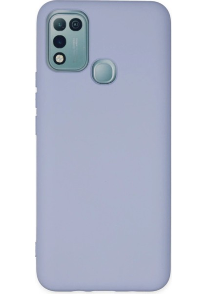 Newface Infinix Hot 10 Play Kılıf Nano Içi Kadife Silikon - Lila