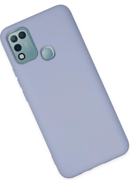 Newface Infinix Hot 10 Play Kılıf Nano Içi Kadife Silikon - Lila modelleri