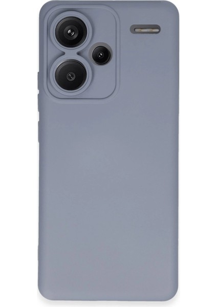 Newface Xiaomi Redmi Note 13 Pro Plus Kılıf Nano Içi Kadife Silikon - Gri
