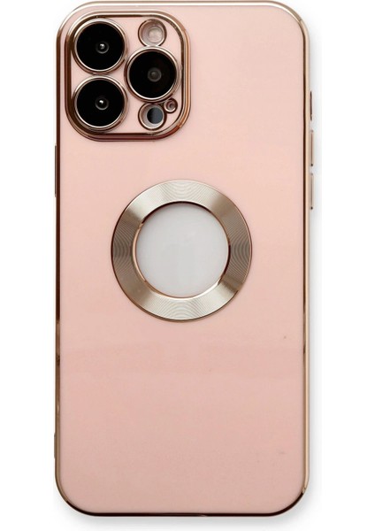 Newface iPhone 13 Pro Max Kılıf Store Silikon - Pembe