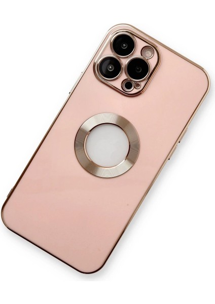 Newface iPhone 13 Pro Max Kılıf Store Silikon - Pembe