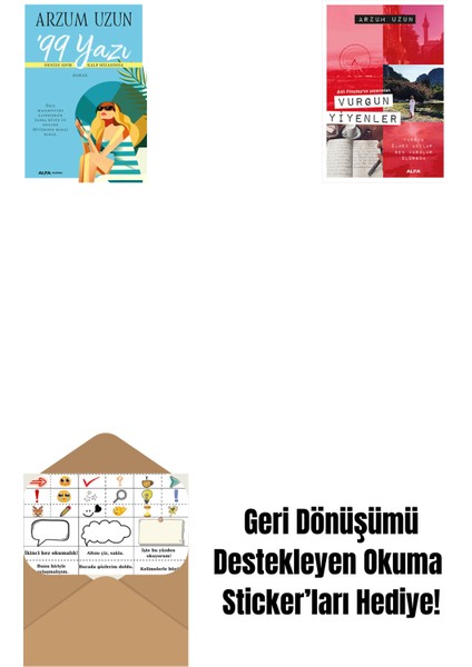 99 Yazı + Vurgun Yiyenler + Okuma Sticker'ları
