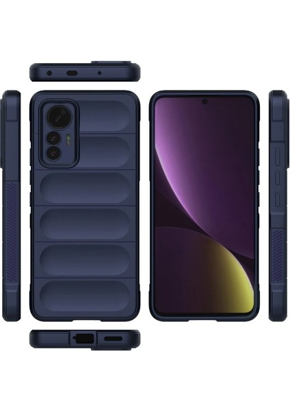 Newface Xiaomi Mi 12 Lite Kılıf Optimum Silikon - Lacivert modelleri