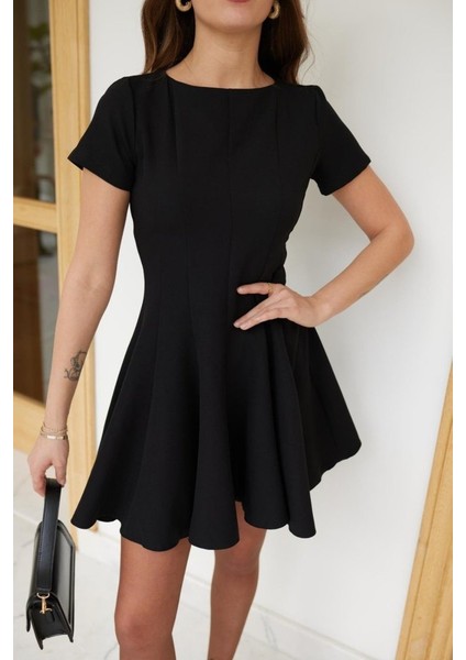 Kadın Kısa Kollu Kiloş Ithal Krep Elbise fiyatları