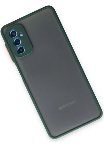 Newface Samsung Galaxy M52 5g Kılıf Montreal Silikon Kapak - Yeşil modelleri