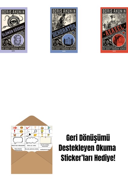 Ölümün Gözdesi + Dekoratör + Azazel + Okuma Sticker'ları
