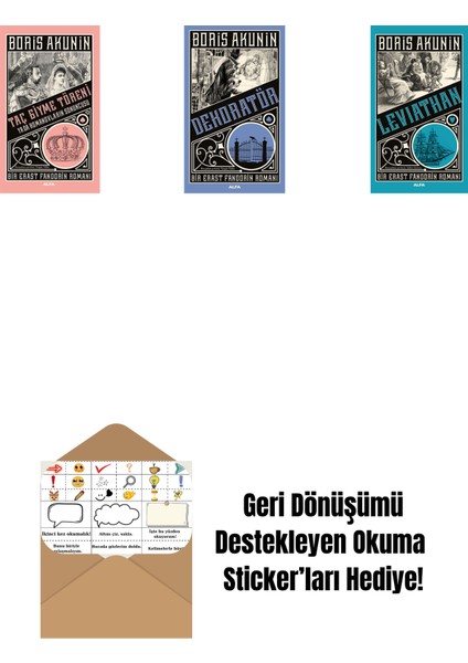 Taç Giyme Töreni + Dekoratör + Leviathan + Okuma Sticker'ları