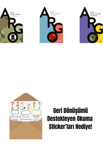 Asker Argosu Sözlüğü + Futbol Argosu Sözlüğü + Kadın Argosu Sözlüğü + Okuma Sticker'ları