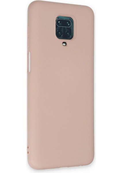 Newface Xiaomi Redmi Note 9 Pro Kılıf Nano Içi Kadife Silikon - Pudra modelleri