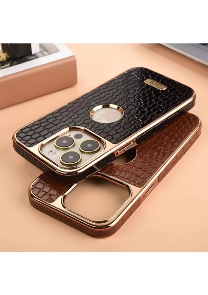 Newface iPhone 14 Pro Max Kılıf Snake Kapak - Koyu Yeşil
