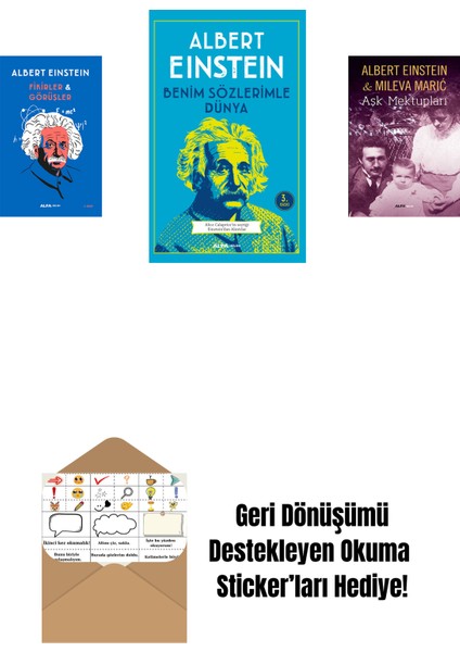 Fikirler ve Görüşler + Benim Sözlerimle Dünya + Aşk Mektupları + Okuma Sticker'ları