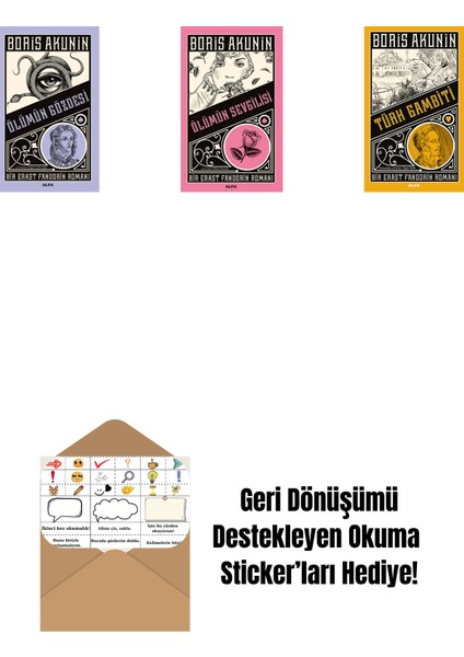 Ölümün Gözdesi + Ölümün Sevgilisi + Türk Gambiti + Okuma Sticker'ları