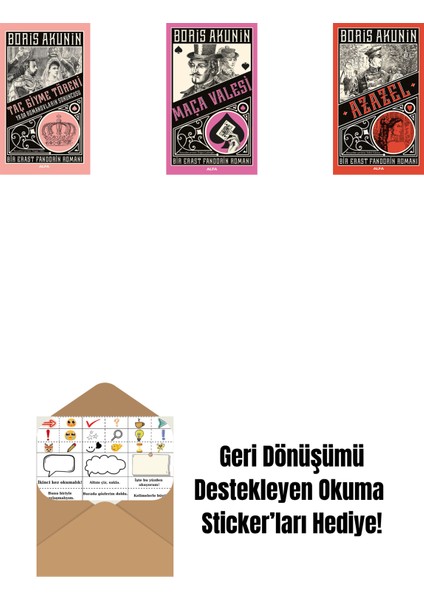 Taç Giyme Töreni + Maça Valesi + Azazel + Okuma Sticker'ları