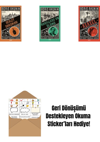 Devlet Danışmanı + Ahhilleus’un Ölümü + Azazel + Okuma Sticker'ları
