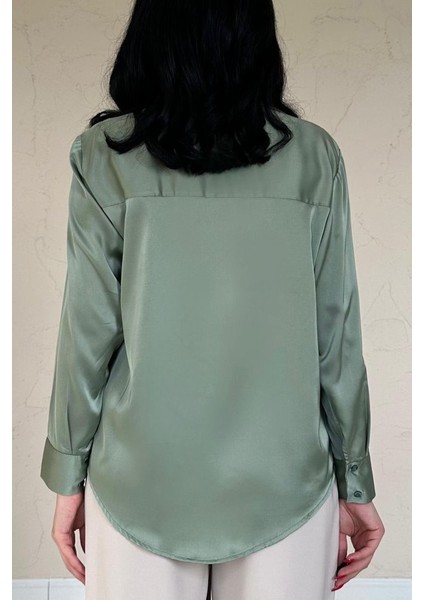 Mint Saten Gömlek fırsatları